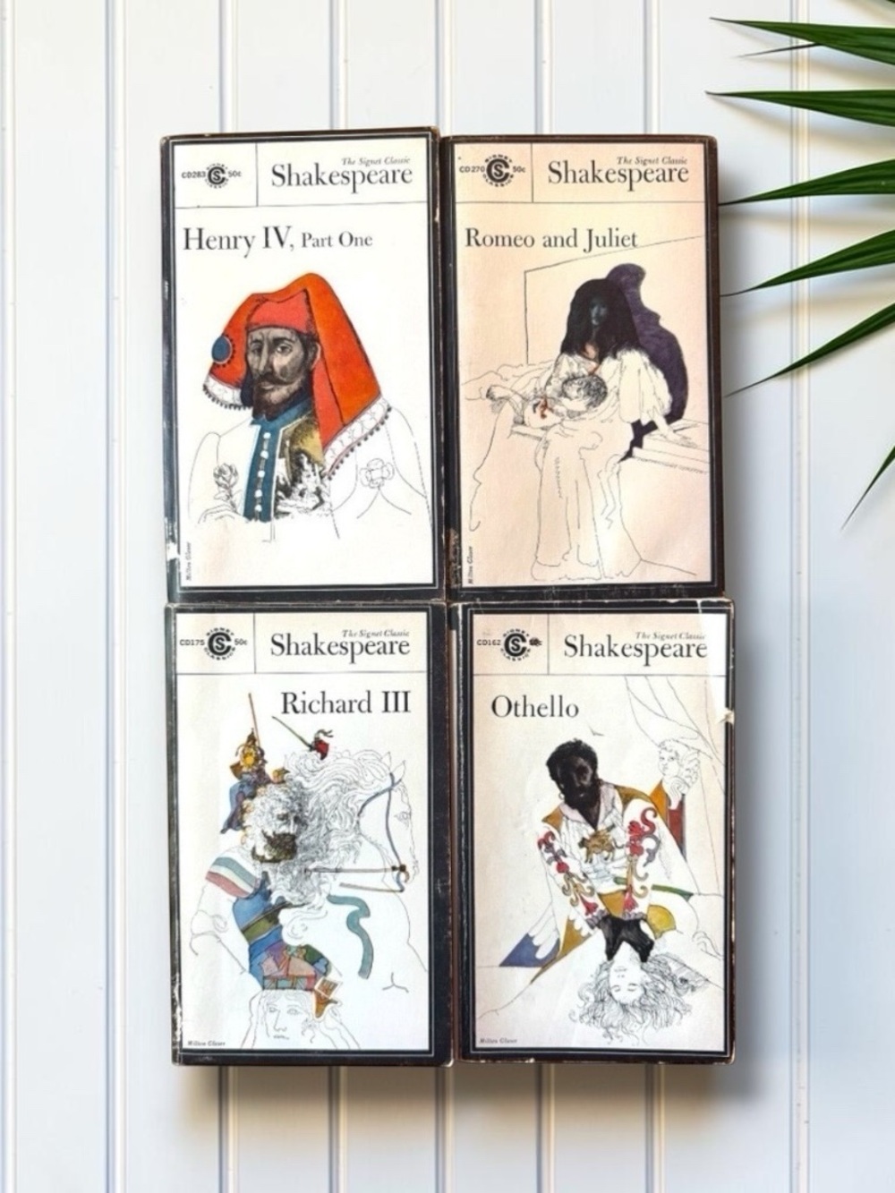 Vintage Signet Classic Shakespeare Paperback Set (4 Books)